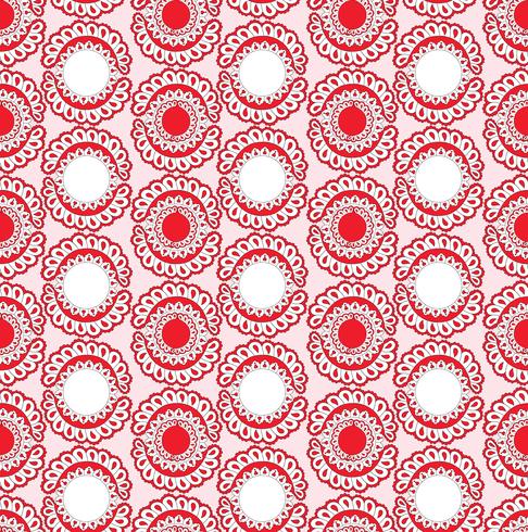 Modelo floral oriental abstracto del azulejo. Ornamento geométrico vector