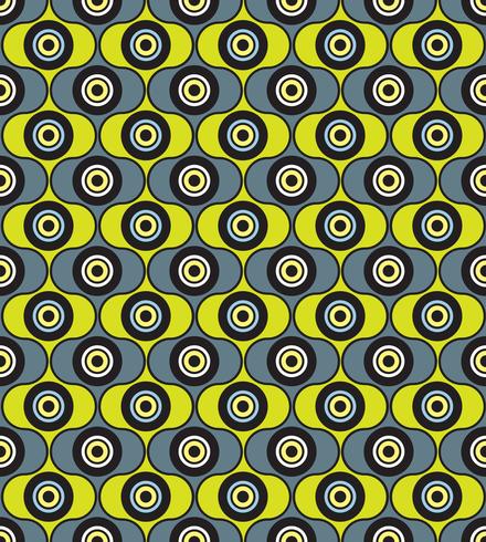 Seamless background circles. Stylish geometric ornament vector