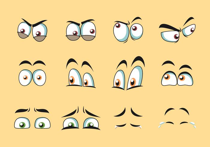 Cartoon Eyes Vector