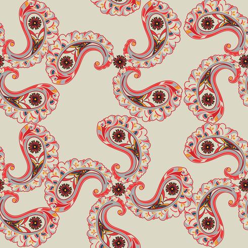 Floral seamless background. Oriental ornament. Flower pattern. vector