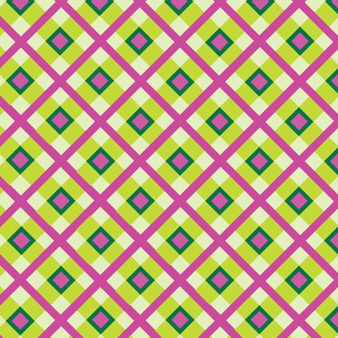 Fabric ornament. Seamless tartan pattern Square geometric background vector