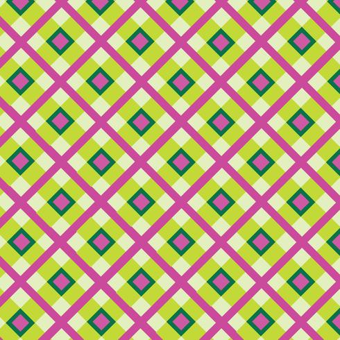 Fabric ornament. Seamless tartan pattern Square geometric background vector