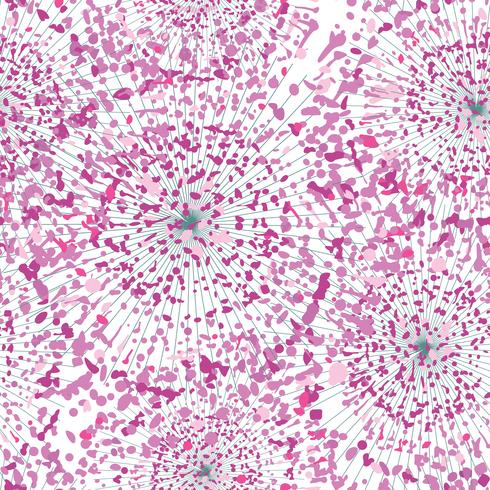 Chaotic blot sealess pattern. Floral dot texture, flower petal spot vector