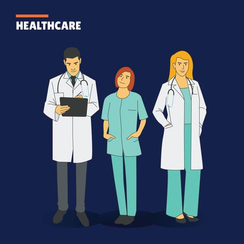 Healthcare Characters Vector Pack