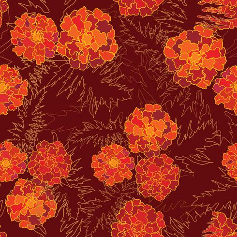 Floral seamless pattern. Flower background. Flourish garden vector