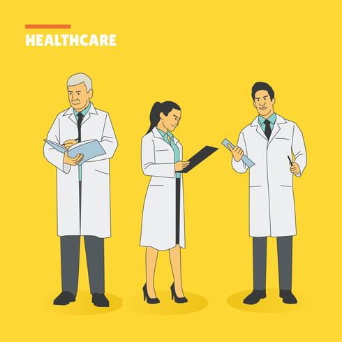 Healthcare Characters Vector Pack