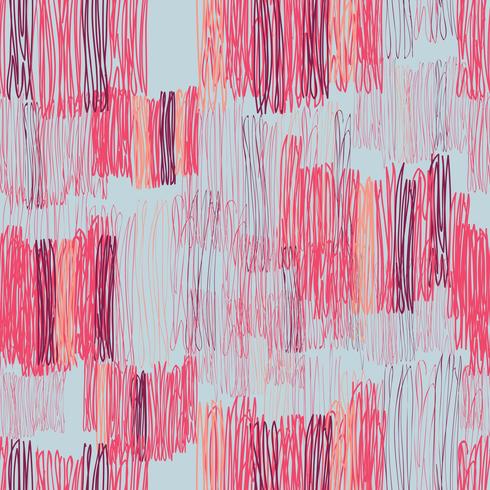 Abstract geometric seamless pattern. Line drawn tile texture vector