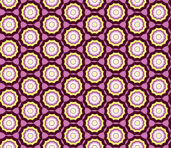 Geometric seamless pattern. Abstract ornament Swirl fabric background vector