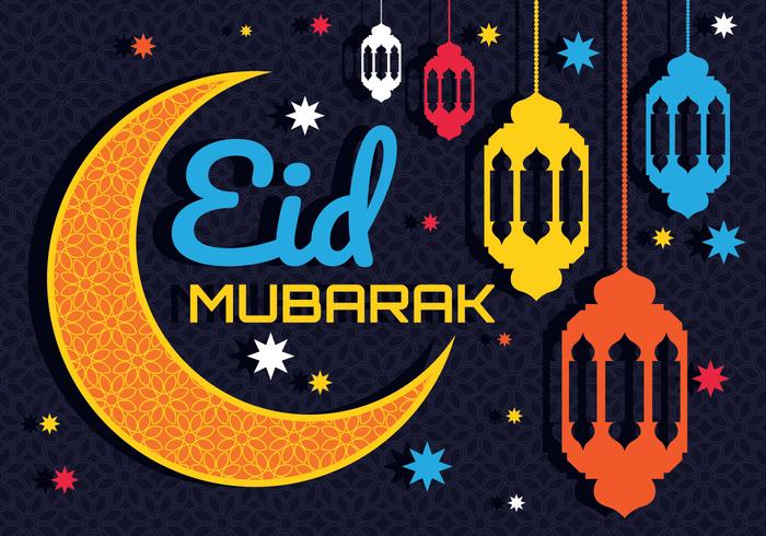 Eid Mubarak vector