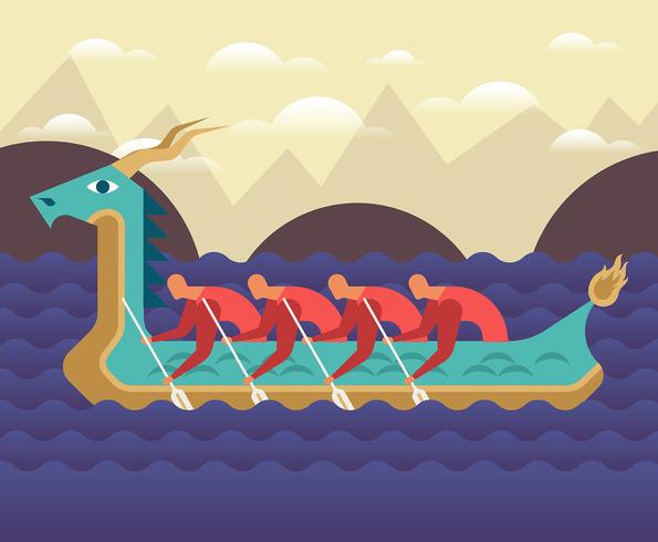 Dragon Boat Festival vector