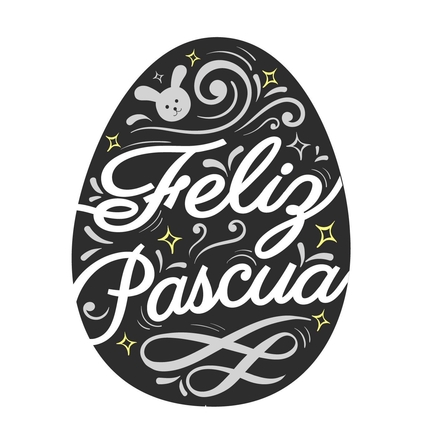 Feliz Pascua Typography 524852 Vector Art at Vecteezy