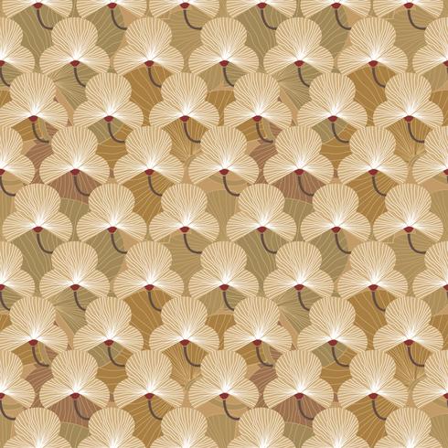 Floral pattern. Flower seamless background. Flourish ornamental garden vector