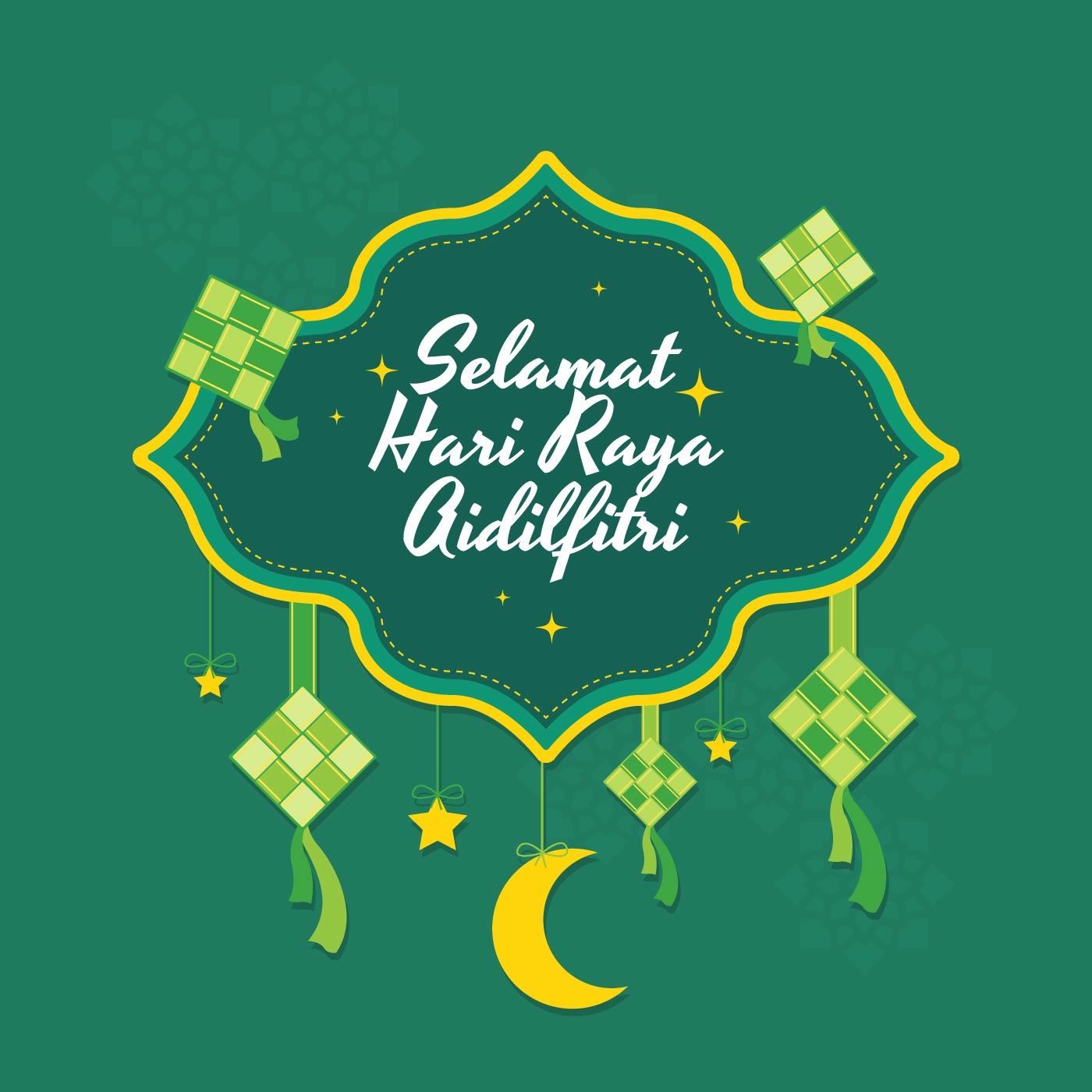 Selamat Hari Raya Aidilfitri Vector Art Icons And Graphics For Free