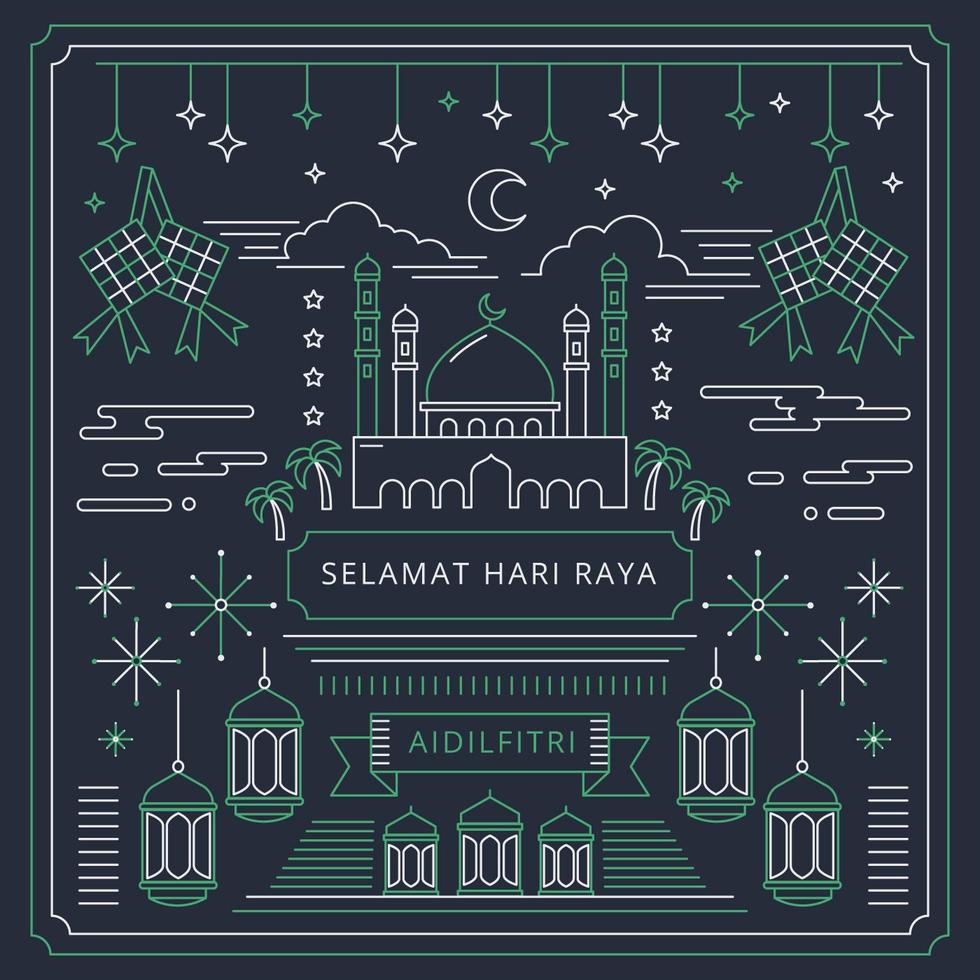 Hari Raya Vector 524925 Vector Art at Vecteezy