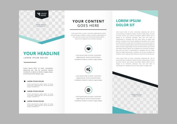 Professional Brochure Vector Template