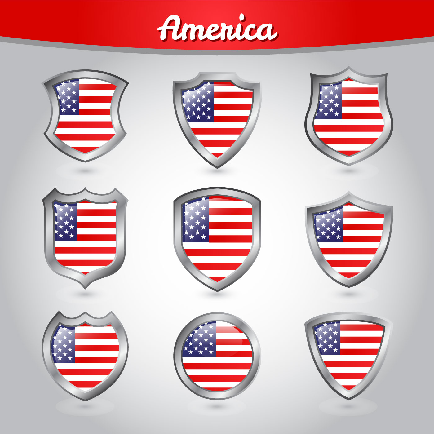 Download USA Shield Flag Vector - Download Free Vectors, Clipart ...