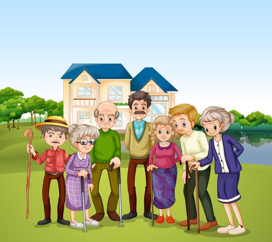 Nursing home vector