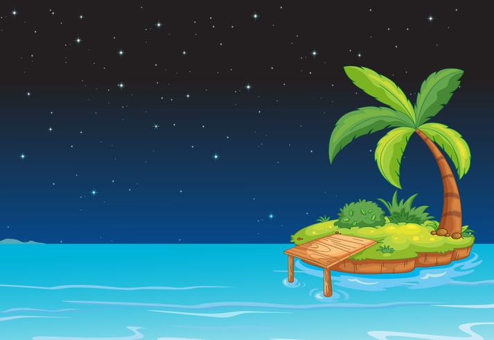 an island vector