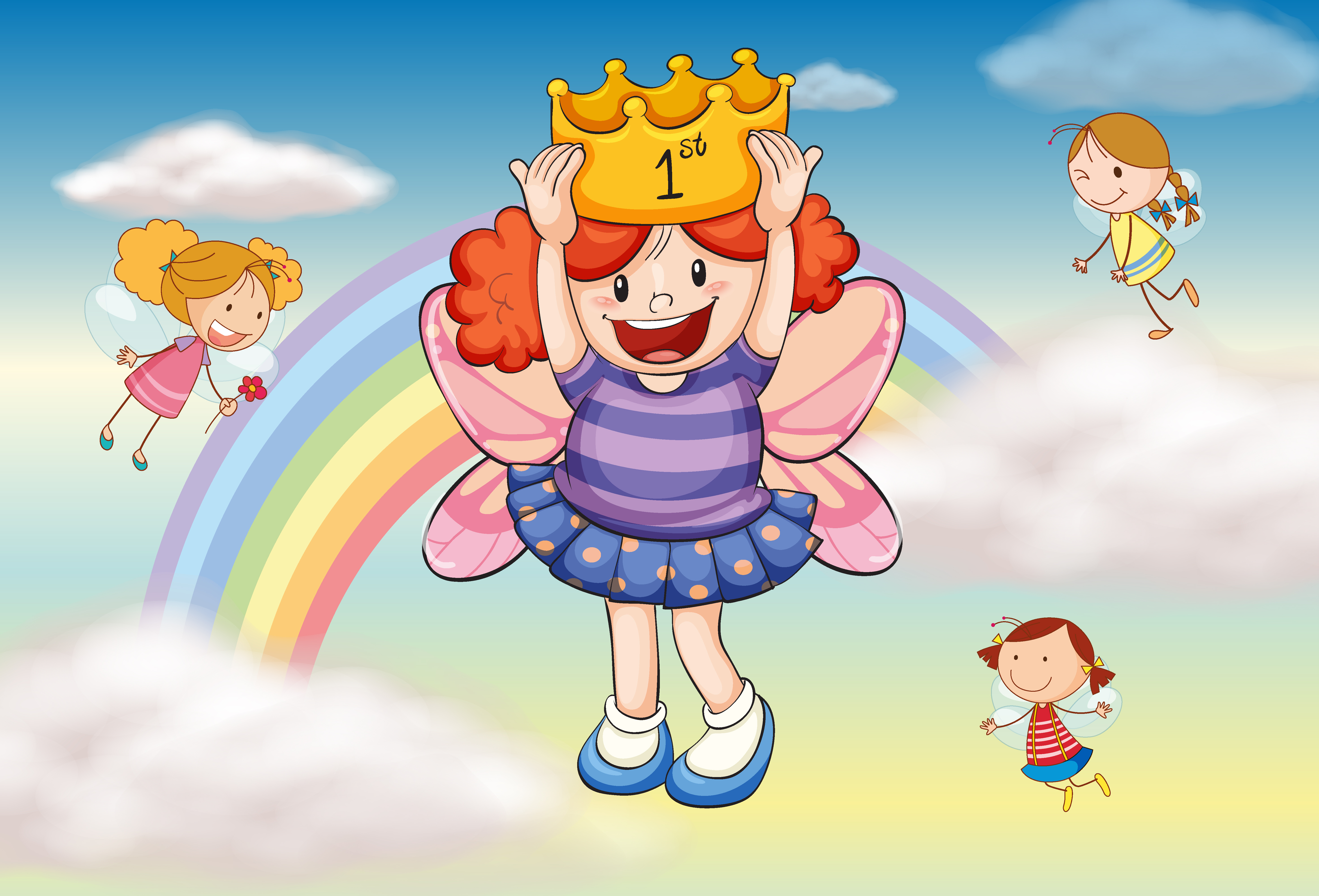 Download A girl with a crown - Download Free Vectors, Clipart ...
