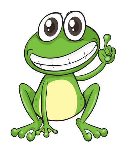a frog vector