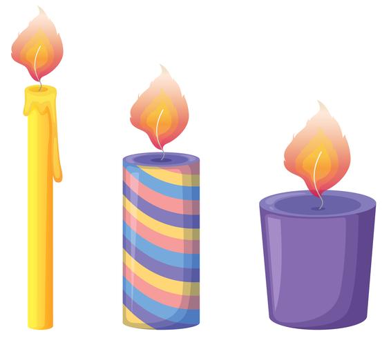 Candles vector