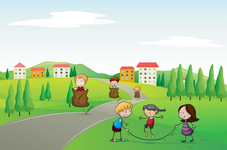 a kids vector
