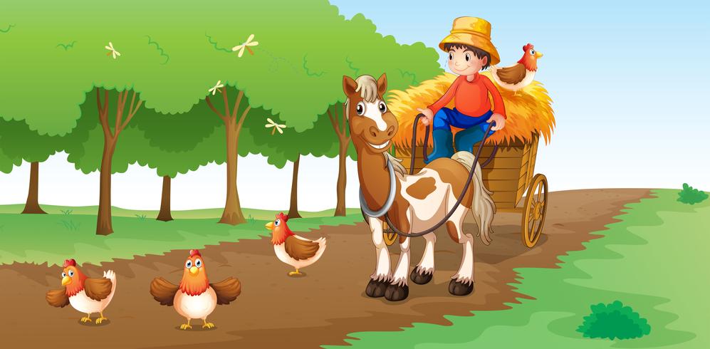 A farmer  vector