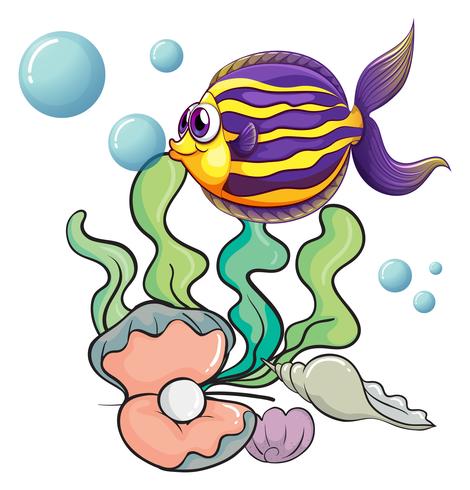 Creatures under the sea vector