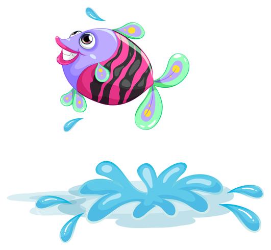 A colourful fish vector