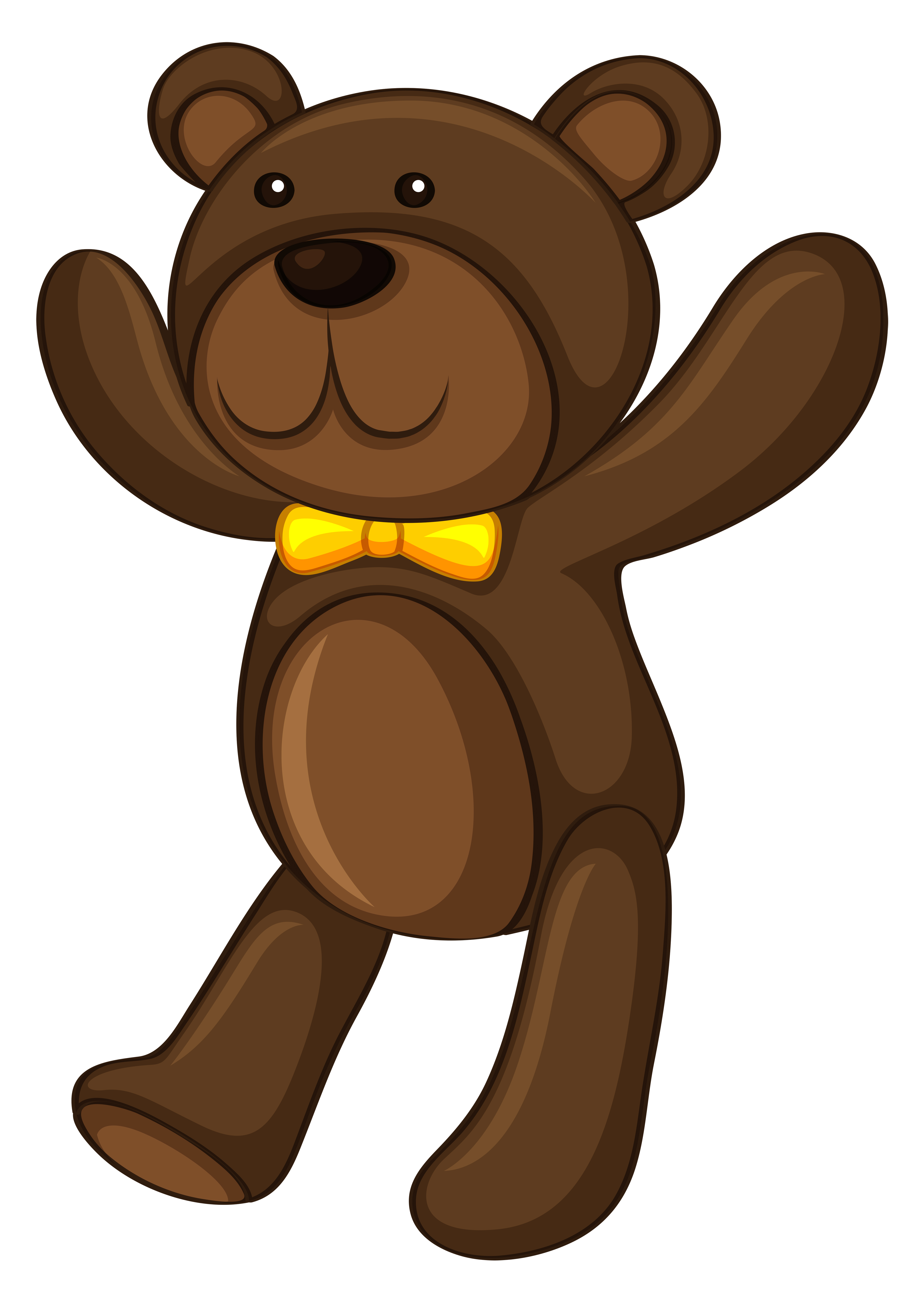 Download Brown teddy bear on white background - Download Free ...