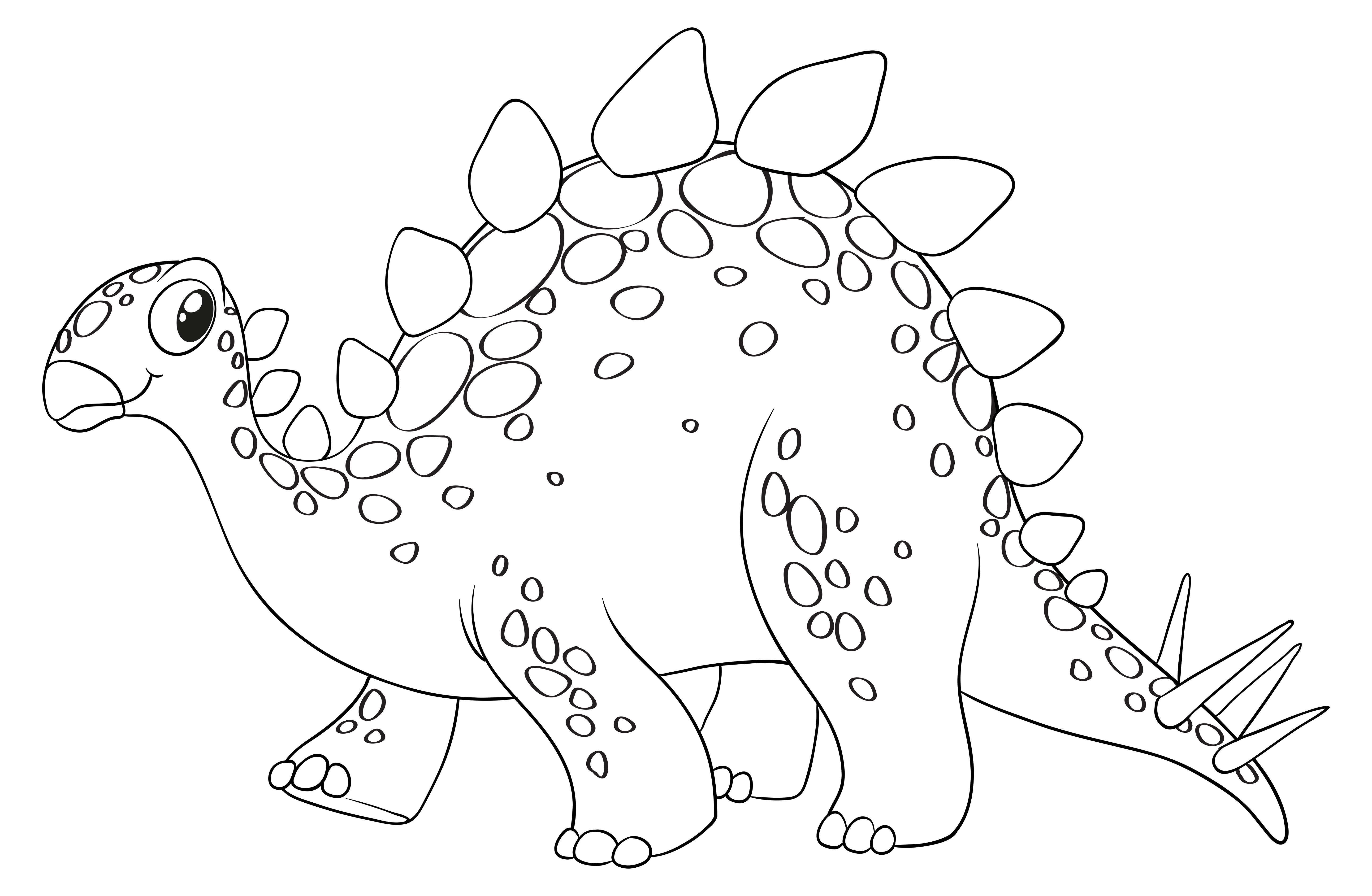 Download Animal outline for cute dinosaur - Download Free Vectors ...