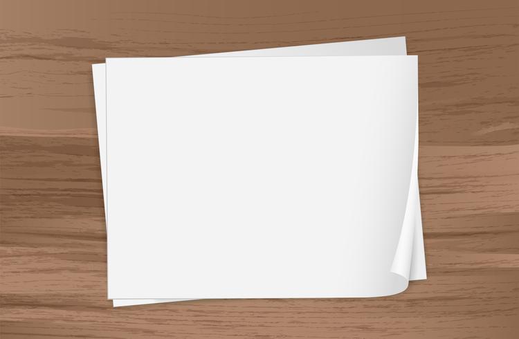 Two empty papers 526441 Vector Art at Vecteezy