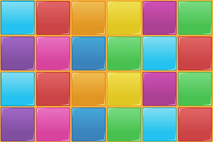 Colourful square seamless pattern vector
