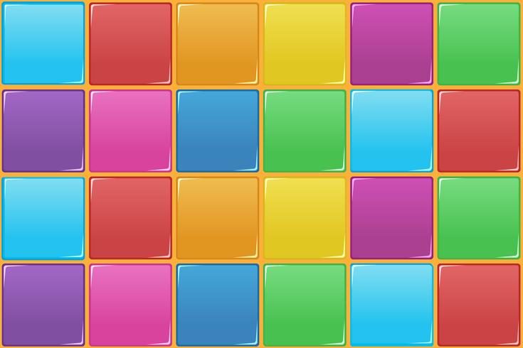 Colourful square seamless pattern vector