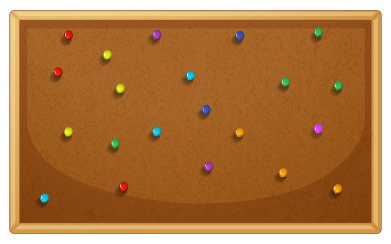 Pinboard vector