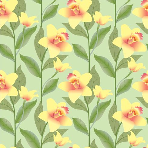 Floral seamless pattern. Flower background. vector