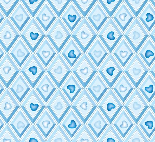 heart pattern. it's a boy seamless pattern. diamond pattern. vector