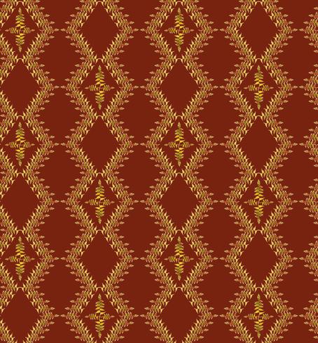 Abstract floral ethnic pattern. Geometric floral ornament. vector