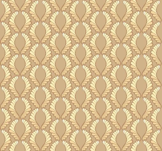 Oriental flower pattern Abstract floral ornament Swirl fabric background vector