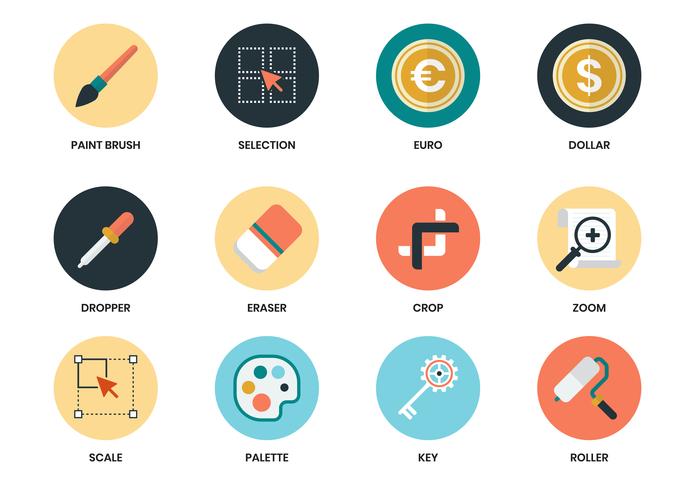 Iconos de negocios establecidos para el cartel de negocios vector