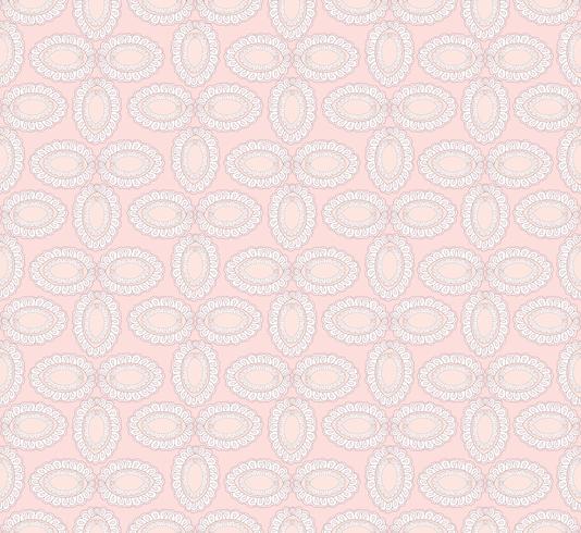 Abstract Floral Ethnic Pattern Geometric Floral Ornament