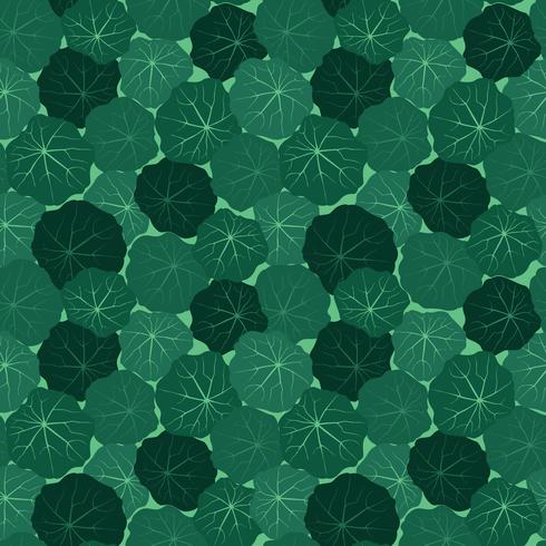 Abstract floral tile pattern. Garden leaves background vector