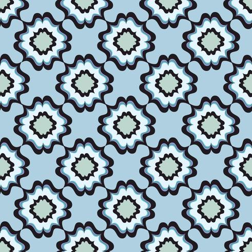 Seamless flower pattern. Abstract floral ornament. Oriental Texture vector