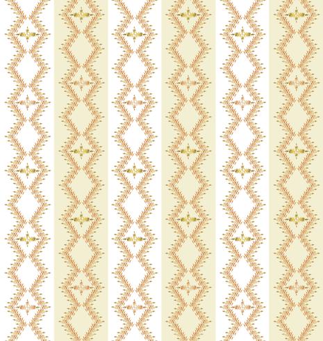 Abstract floral ethnic pattern. Geometric floral ornament. vector