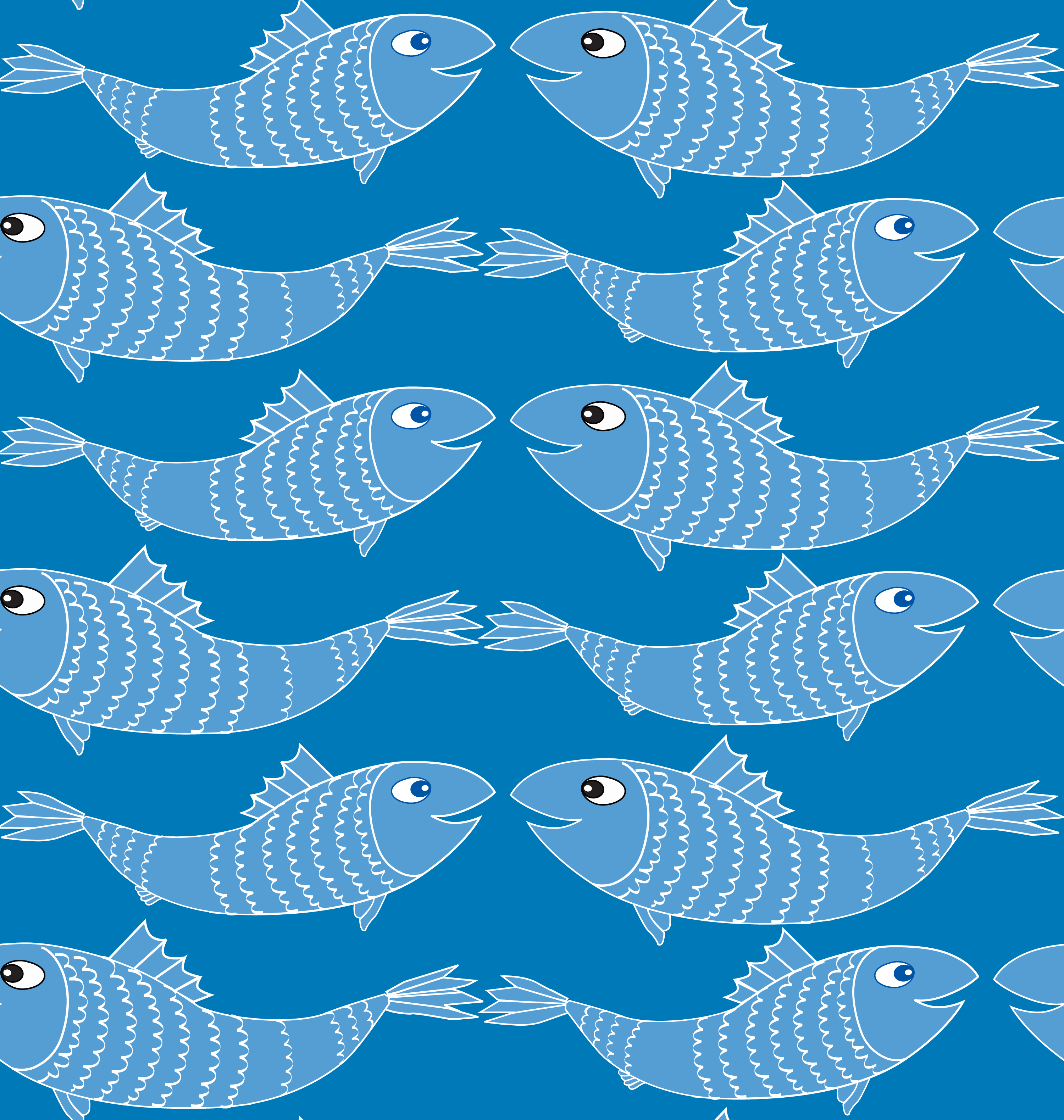 Download Fish seamless pattern. Sea life pattern with fishes ...