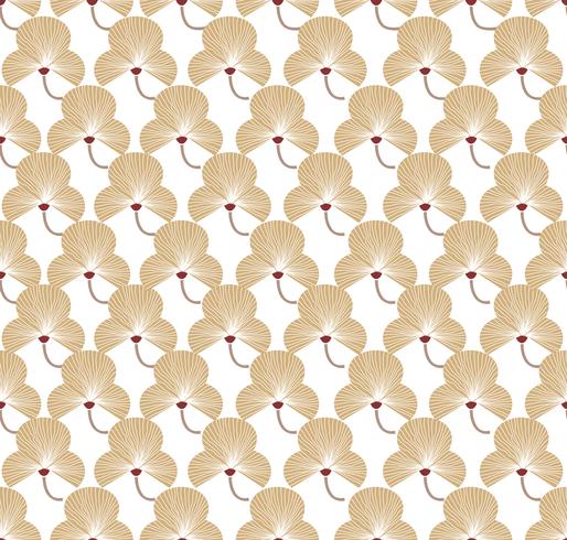 Floral pattern. Flower seamless background. Flourish ornamental garden vector