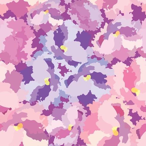 Abstract floral dot Flower petal seamless pattern Swirl floral texture vector