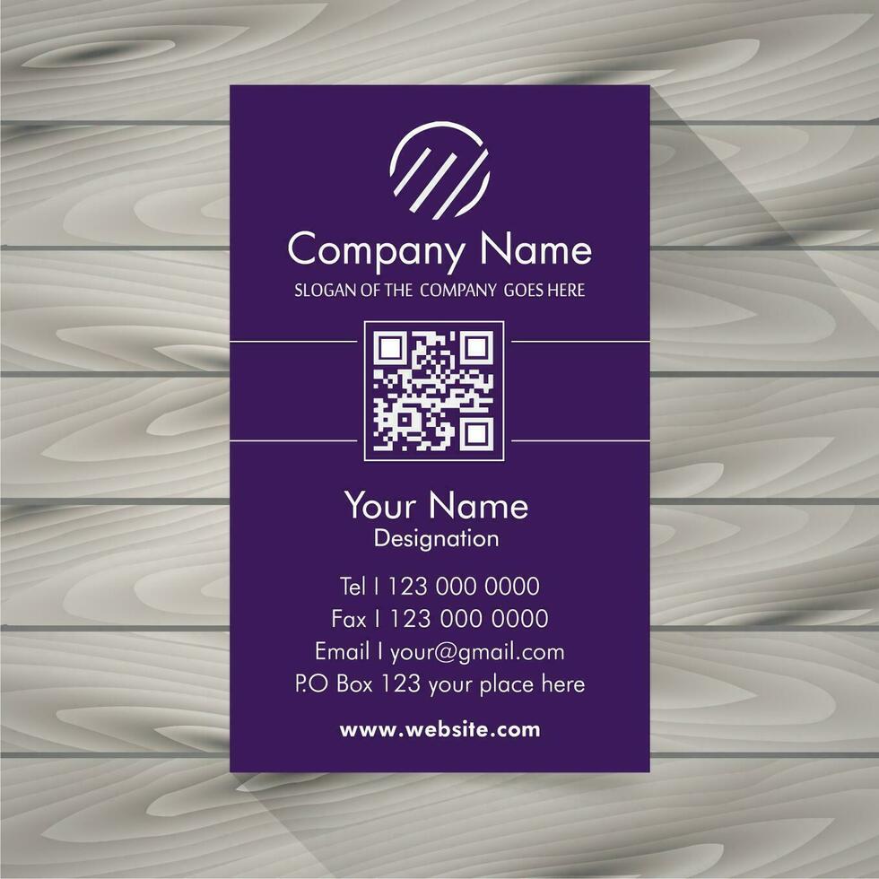 Violet Business card vector