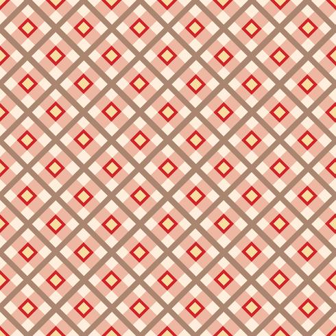 Fabric ornament. Seamless tartan pattern Square geometric background vector