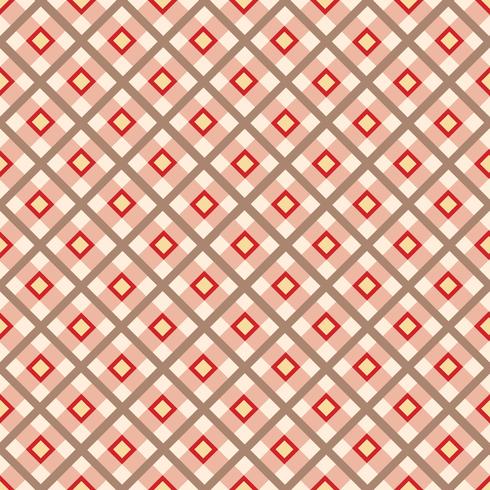 Fabric ornament. Seamless tartan pattern Square geometric background vector